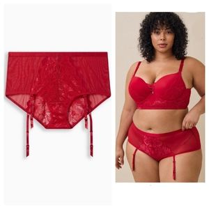 Torrid Lace Garter Panty